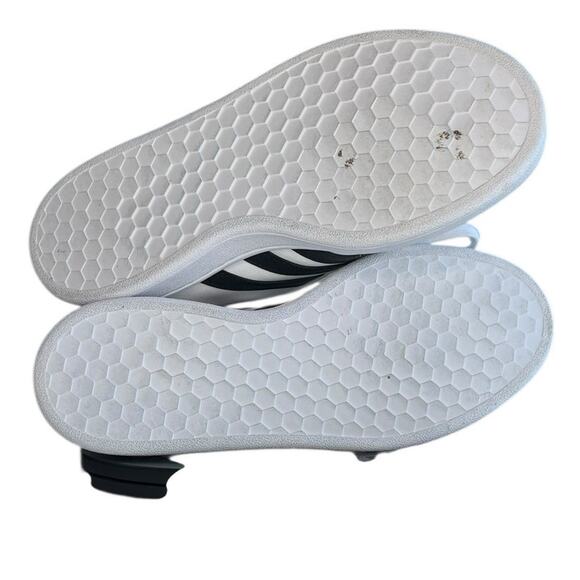 Womens Adidas Grand Court F36483 Leather Athletic Sneaker Shoes Size 6.5 White - Picture 5 of 6